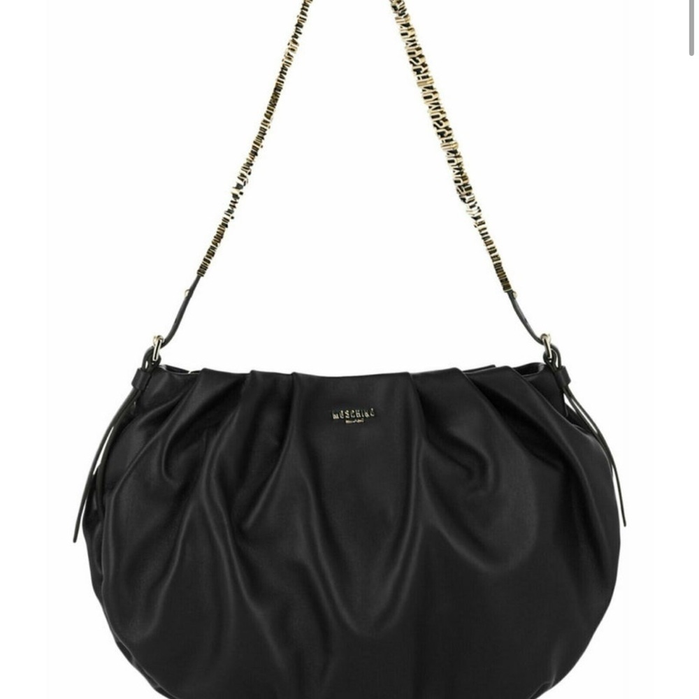 MOSCHINO
Strass Mini Lettering Shoulder Bag - Black NWT!